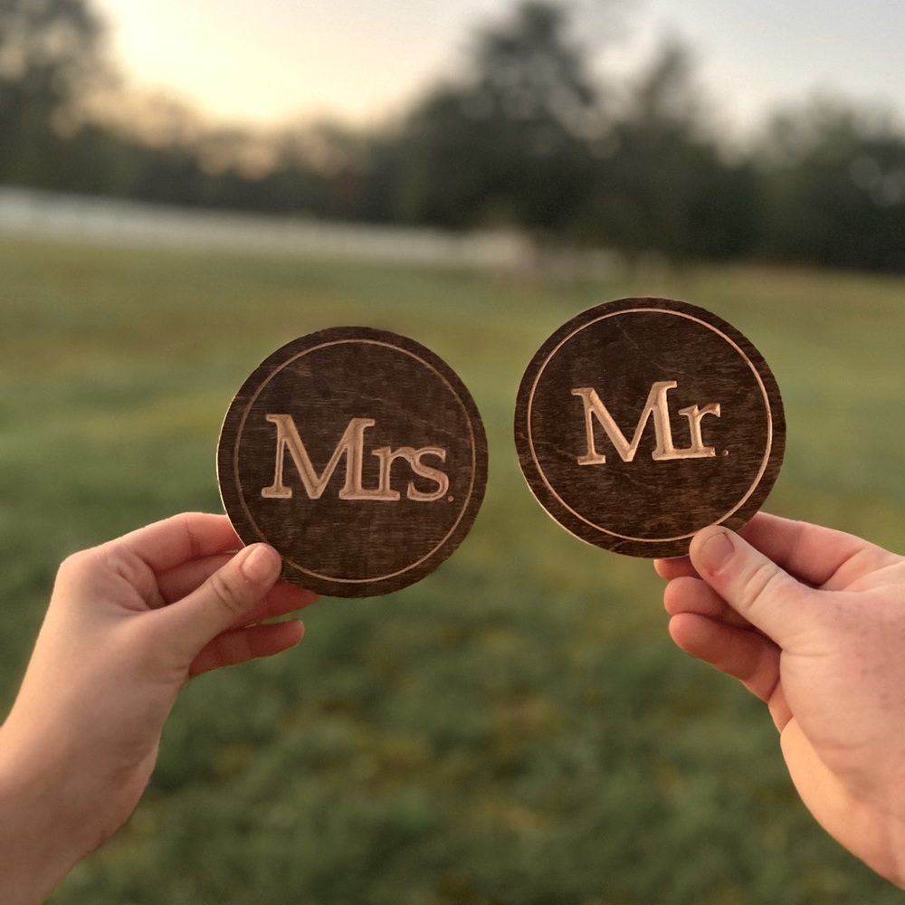 Mr. & Mrs. coasters